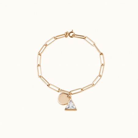 Geometric Charm Bracelet
