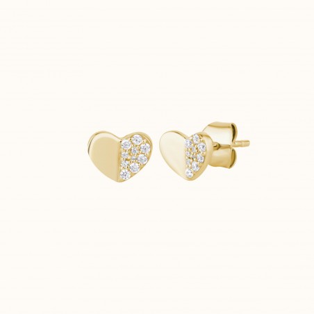 Heart Glow Stud Earrings