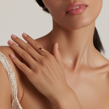 Laurel Gem Ring