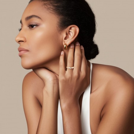Facet Solitaire Ring